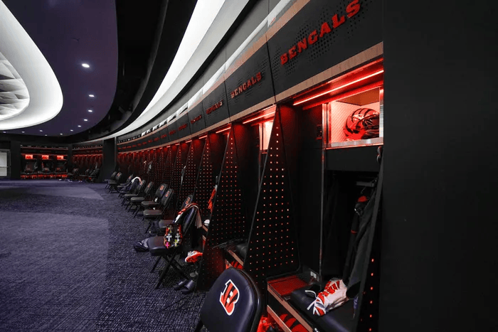 JUST NOW: ‘Quite an upgrade’: Bengals unveil new locker room and win player approval.