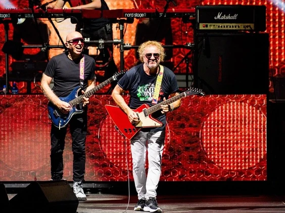 JUST NOW: In Toronto, Sammy Hagar reunites with Anthony and the Van Halen band.