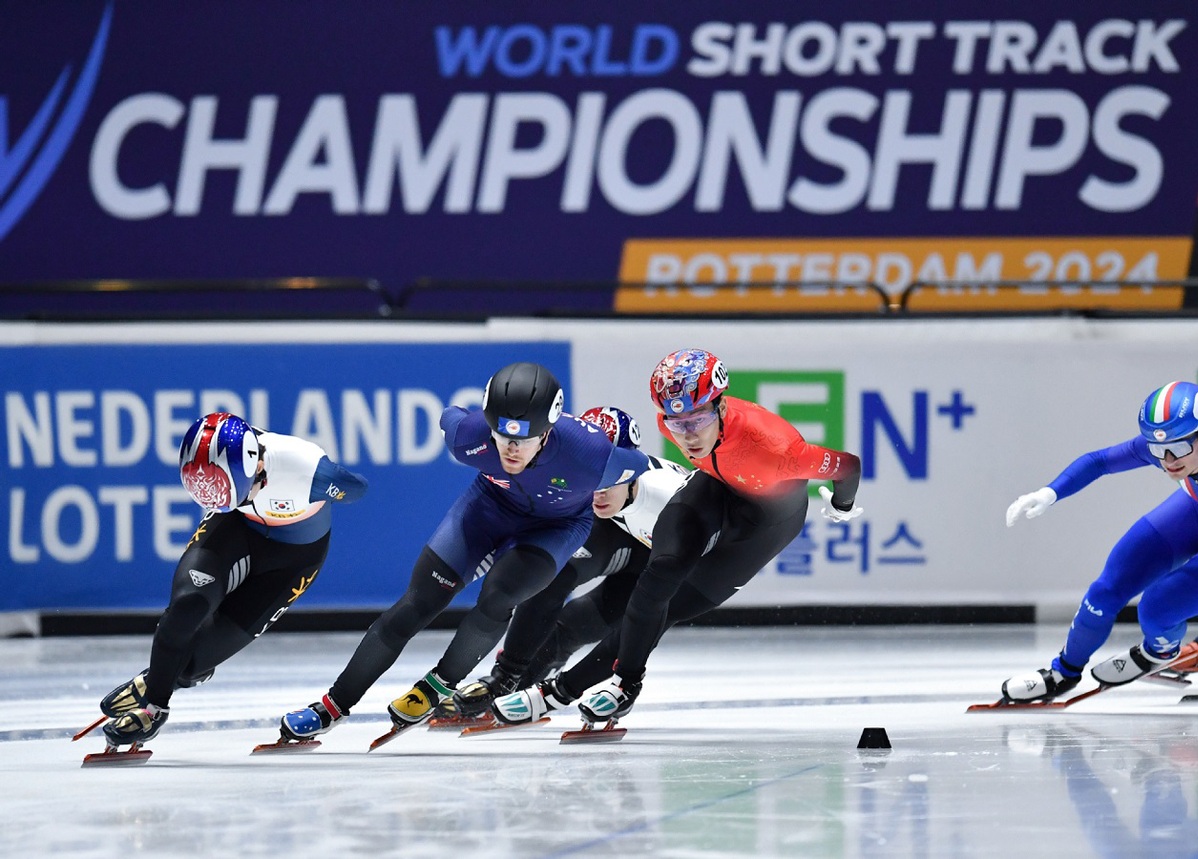 JUST NOW: At the global short-track speed skating championships, China achieves the 100th…..