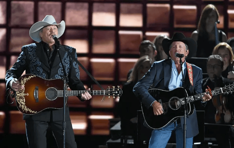 SO GOOD: George Strait, a country music artist, claimed that performing with Alan Jackson is the best thing ever and…..