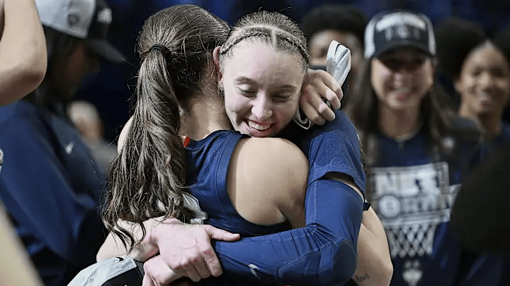 SO SAD: Following a terrible injury, Paige Bueckers wrote a heartfelt email to her UConn “twin,” Nika Muhl.