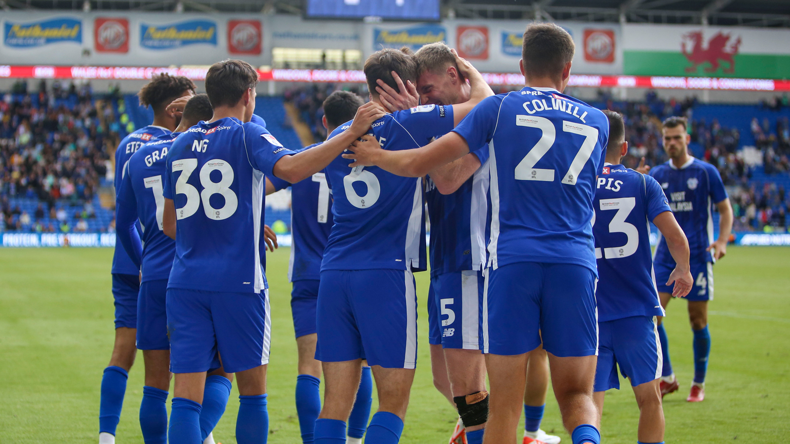 JUST NOW: A young Cardiff City player has been replaced.