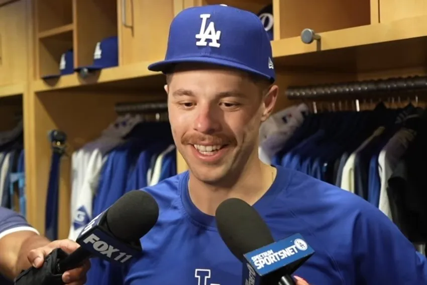 Breaking News: Los Angeles Dodgers #7 (Hunter Feduccia) Is out of the…