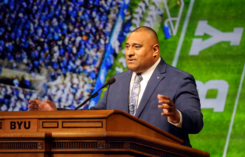 ESPN REPORT: Brigham Young Cougars Football Kalani Sitake Shocks the Nation — Donates Entire $22.2M to Brigham Young Cougars Stadium Project: “Vikings Pride Lives in Me Forever” In an unprecedented move that has sent shockwaves through the sports world, Kalani Sitake, head coach of the Minnesota Vikings